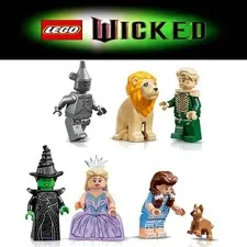 LEGO Wicked Minifigures ONLY from set 75685 Emerald City Wall Art