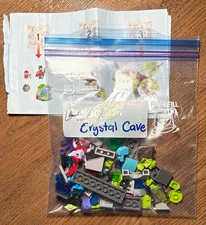 LEGO Elves RETIRED 41183 Goblin King's Evil Dragon Crystal Cave Bag w/ Manual