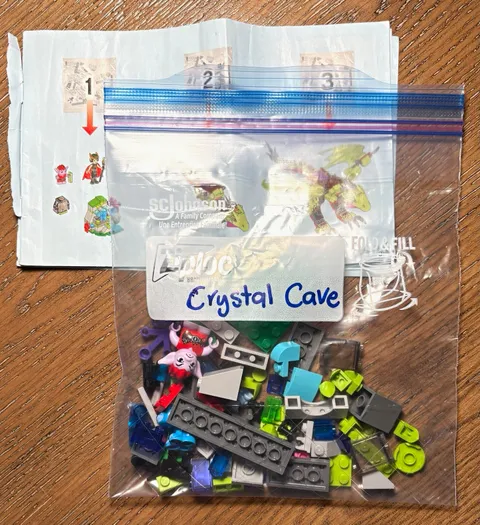 LEGO Elves RETIRED 41183 Goblin King's Evil Dragon Crystal Cave Bag w/ Manual