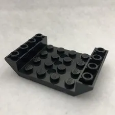 LEGO 60219 Black Slope, Inverted 45 6 x 4 Double W/ 4 x 4 Cutout & 3 Holes (x1)