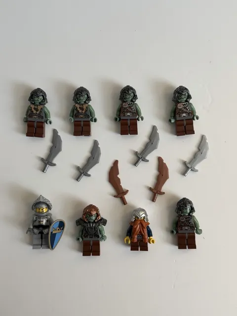 Lego Fantasy Era Castle Troll Warship 7048 MiniFigures  Cas350 Cas365 Cas390