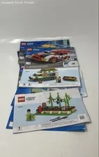 Lot Of 10 Pcs Assorted Lego City Large Print Mixed Instruction Manuals Age 3+