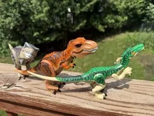 Lego Jurassic World/Jurassic Park T-Rex and Baryonyx Dinosaurs lot of 3.