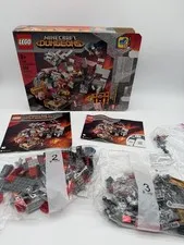 INCOMPLETE SET Lego 21163 Minecraft Redstone Battle Bags 2 and 3 Only and Box