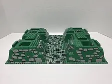 Vintage LEGO Green Raised Baseplate 30271 Castle Terrain Plastic 2001 Read