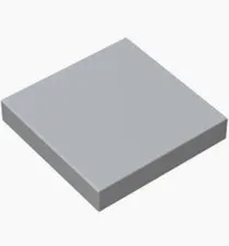 LEGO Light Bluish Gray 2x2 Tile (10 pieces) - part 3068