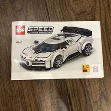 LEGO Speed Champions Bugatti Centodieci Hyper Car 77240 Manual Instructions Only