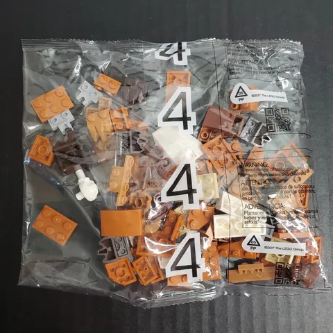 Lego Replacement Pieces Sealed Bag #4 Brown Tan Cream Bricks 2017 - Set Unknown