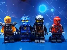 LEGO Ninjago Hands Of Time Minifigure Lot Jay Cole Commander Blunck Dual Heads 