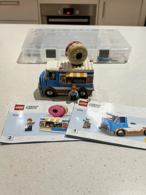 LEGO City Donut Truck Set #60452 Complete