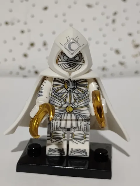 Custom LegoMoon Knight Marvel Serie 2 Minifigure
