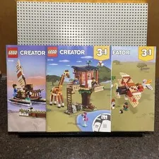LEGO Creator 31116 Safari Wildlife Tree House Set Of 3 INSTRUCTIONS ONLY!