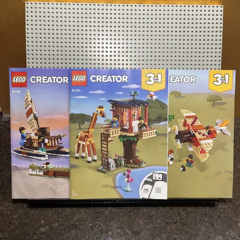 LEGO Creator 31116 Safari Wildlife Tree House Set Of 3 INSTRUCTIONS ONLY!