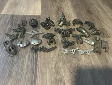 LEGO BIONICLE Parts Lot Assorted Mixed Pieces - Black & Gray Plastic lot2