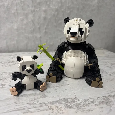 LEGO Creator 3-in-1 Panda Family 31165 | NO Box Or Instructions