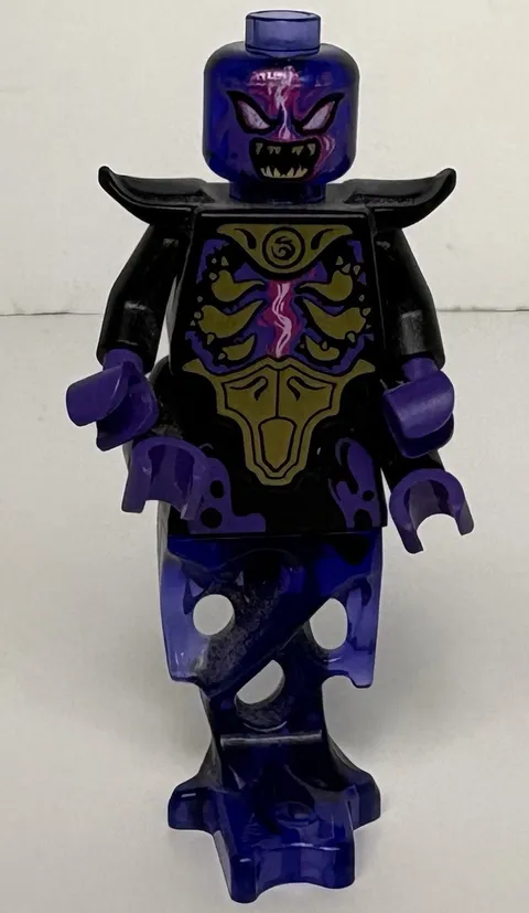 LEGO Ninjago Overlord Minifigure Legacy Missing Helmet, Horns & Accessories