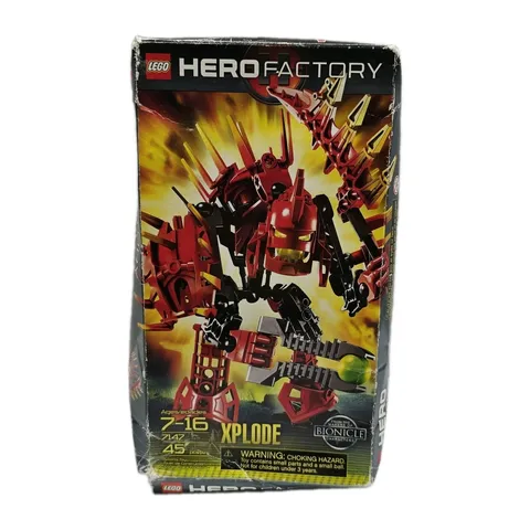 LEGO Hero Factory 7147 Xplode NEW Sealed RARE 2010 Box Damaged