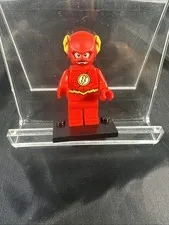 LEGO DC The Flash Minifigure Red Suit Yellow Lightning Ears Helmet