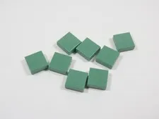 LEGO Lot of 8 Sand Green 1x1 Smooth Tiles Plates S6