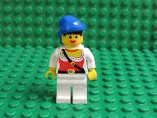 Vintage Lego Pirates I Pirate Female Blue Bandana Minifigure 6250 S18