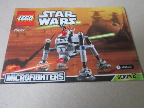 Lego Speed Star Wars Building Instructions Instruction 75077 Microfighters Series 2