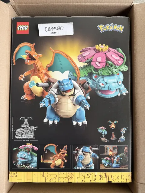 LEGO Pokemon CHARIZARD with BASE ONLY #72153 READY TO SHIP  venusaur blastoise
