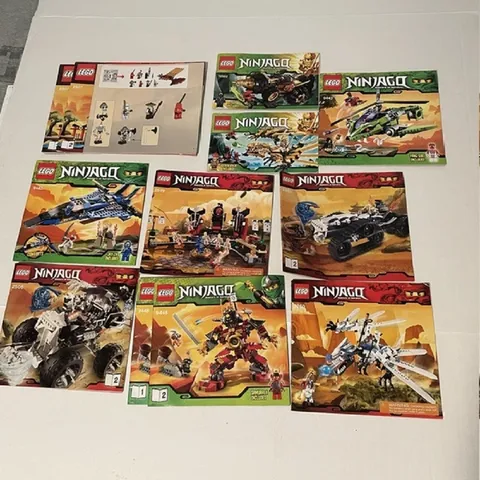 LEGO NINJAGO BUILDING INSTRUCTIONS BOOKLETS MANUALS MIXED LOT SEE LIST 