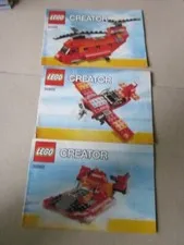Lego Building Instructions Creator 31003 Part 1,2,3, Part 1,2,3