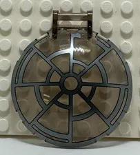 Lego 18675pb03 Star Wars Death Star dish 6x6 inerted dish trans-brown