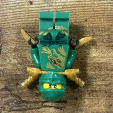 LEGO Minifigures Lloyd DX Green Ninja Minifigure w/ Gold Swords