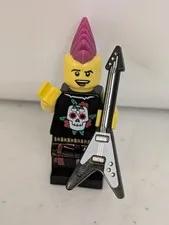 Lego Minifigure 8804 Series 4 Collectible Punk Rocker CMF
