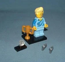 SERIES 22, FIGURE SKATING CHAMP FIGURE - LEGO - 2022 - USED