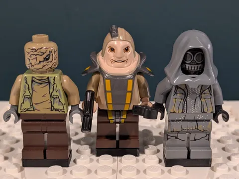 LEGO Star Wars Force Awakens Lot: Unkar Plutt Sw0739, Thug Sw0655 & Brute Sw0723