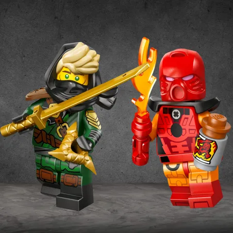 Lego CMF Series 29 Bionicle Cosplayer Toa Tahu and Mysterious Ronin Lloyd-Rare!