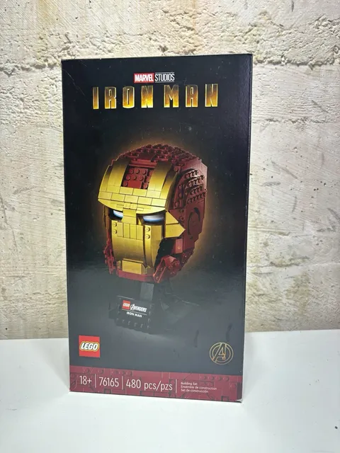 LEGO Marvel Iron Man Helmet 76165 NEW SEALED Retired Adult Collector Display Set