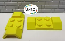 (B8/7) LEGO 2 x 3787 Mudguard 2x4 yellow 7735 6671 604 6667 167