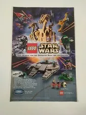 Rare Advertising Flyer Advertising Sheet LEGO Star Wars 7190 7144 7141 7134 8002 2000