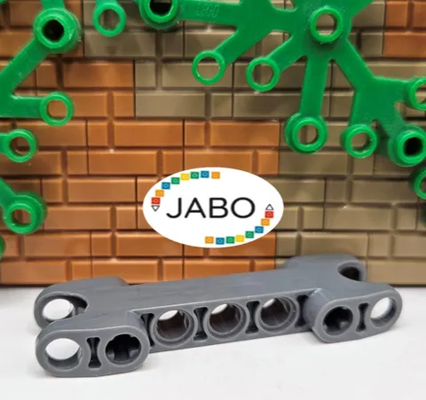 ( S13 / 10 / 4 ) LEGO Technic 50898 Axle Pin Connector 2 x 7 Axle connector gray