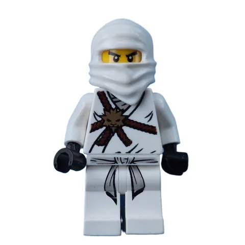 LEGO Ninjago ZANE GOLDEN WEAPONS Minifigure 2507 2504 2506 2113 Cracked Torso