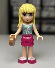 LEGO Friends Stephanie Mini Doll Minifigure frnd0065 30113 frnd065 Bake Stand