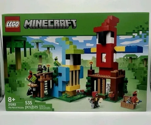 LEGO 21282 Minecraft The Parrot Houses Jungle Toy Set Brand NEW Sealed