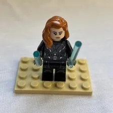 LEGO Black Widow Minifigure sh0629 76162 Marvel Super Heroes CMF Lot Rare HTF 