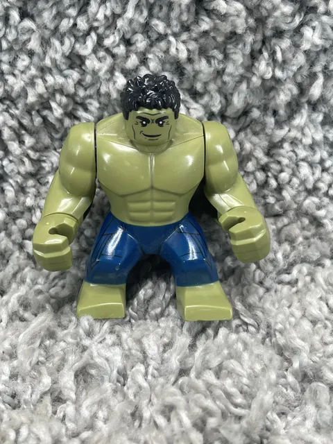 Lego Hulk Minifigure Blue Pants 76131 sh0577 Avenger Marvel Super Heroes Toy