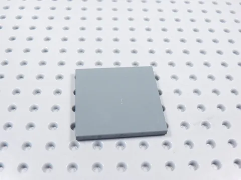 LEGO Dark Bluish Gray 4x4 Smooth Tile Plate AZ