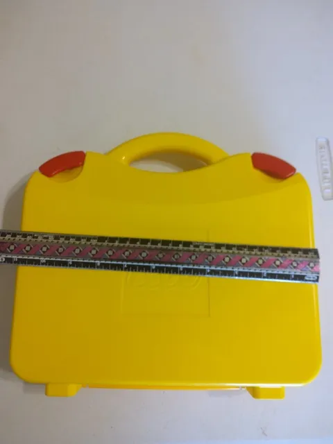 Lego Yellow Plastic Carry Case Storage Box