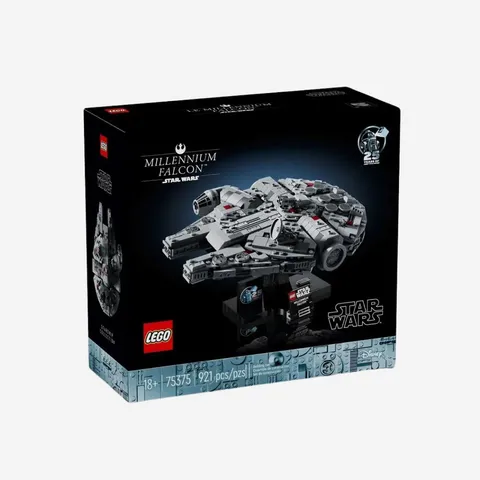 Lego 75375 Star Wars Millennium Falcon Building Set Collectible Display Model