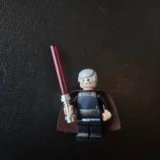 Lego Star Wars TCS Count Dooku Minifigure Complete Saga UV print custom On Lego