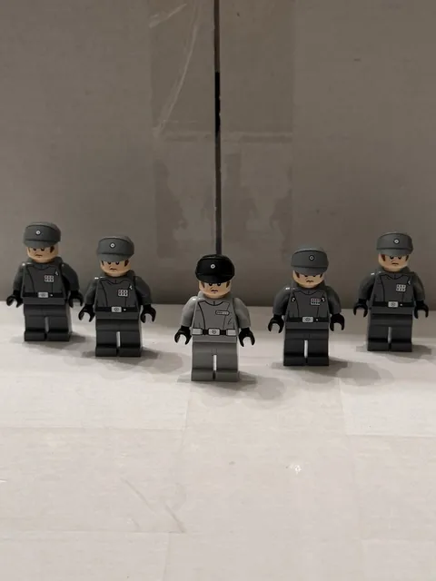 LEGO Star Wars Imperial Officer Minifigures Lot of 5 Assorted Figures