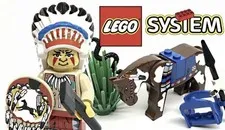 LEGO 6709 SYSTEM Western Indian Chief with Horse and Eagle Eye Figure 1997