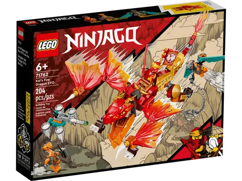 LEGO Ninjago 71762 Kais Fire Dragon EVO Open Box Sealed Bags No Manual 204p